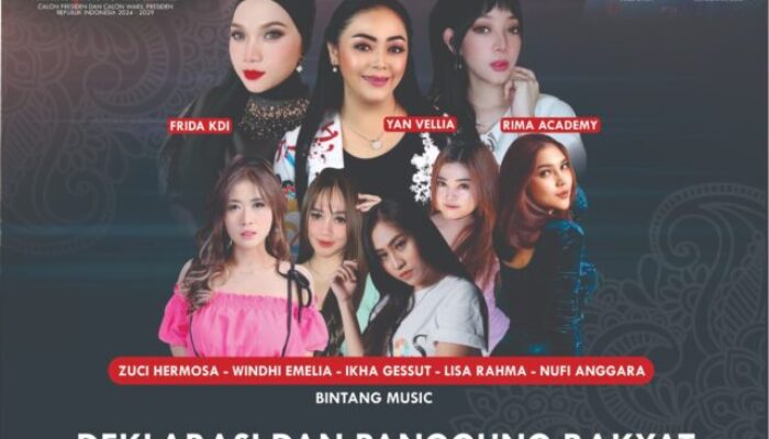 Artis Solo Raya dan Pemuda Gelar Deklarasi dan Pangung Rakyat