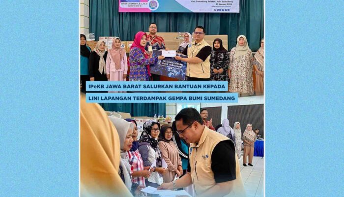 Keluarga Besar IPeKB Jabar Salurkan Bantuan untuk Korban Gempa Sumedang