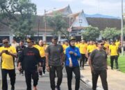Jalin Kebersamaan, Forkopimda Sumedang dan Penyelenggara Pemilu Gelar Olahraga Pagi