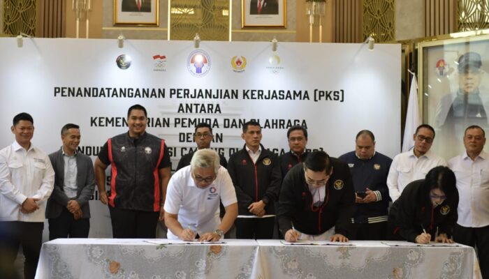 Persiapan Kualifikasi Olimpiade 2024 Paris, Kemenpora Lakukan Penandatanganan PKS dengan 11 Induk Organisasi Cabor