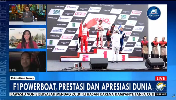 Menpora Dito Jadi Narsum Prime Time News Metro TV, Bahas Kesiapan F1 Powerboat 2024