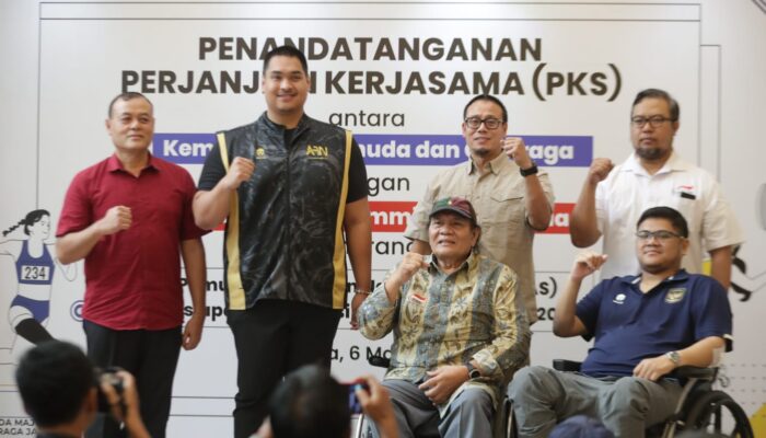 Menpora Dito Apresiasi Penandatangan PKS Salah Satu Komitmen Pemerintah Tingkatkan Prestasi Olahraga