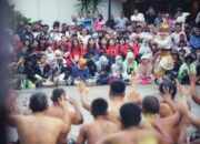 Sebelum Balik Ke Korea Selatan, Seluruh Tim Voli Red Sparks Melihat Pertunjukan Tari Kecak