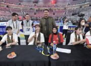 Menpora Dito Hadiri  Fan Signing Red Sparks dan Indonesia All Star