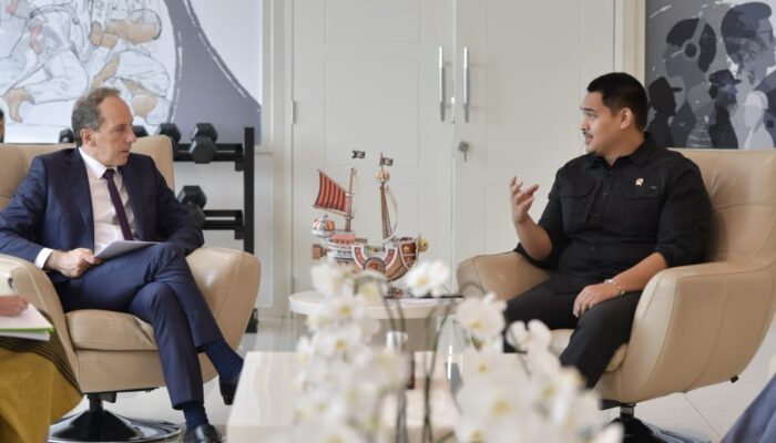 Menpora Dito Menerima Kunjungan Kehormatan Dubes Prancis Untuk Indonesia