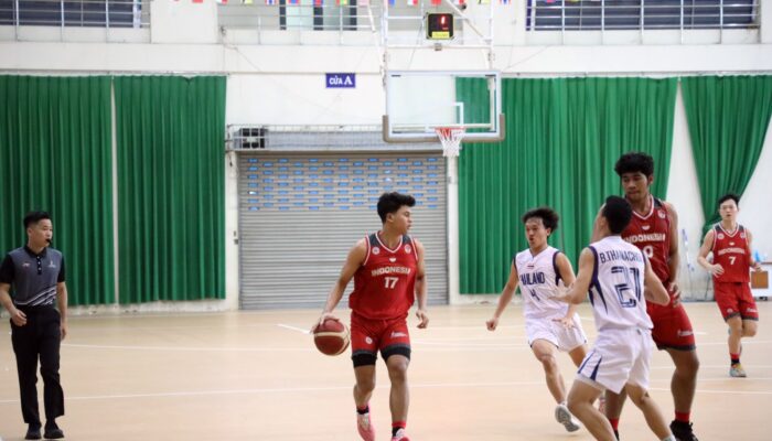 Tim Bola Basket Putra Indonesia Taklukan Thailand di ASG 2024