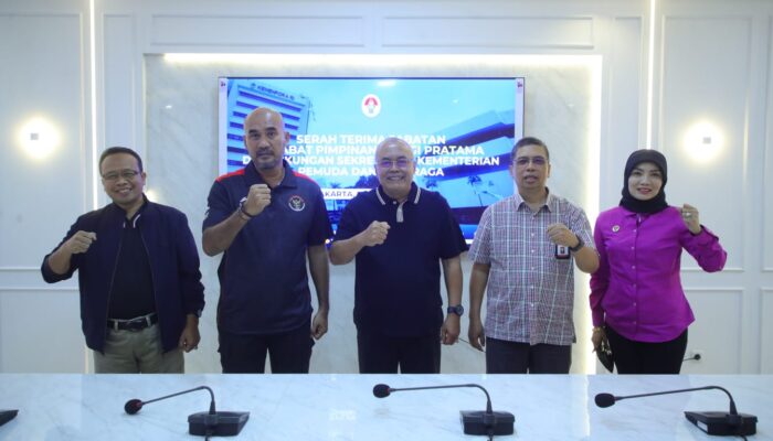 Serah Terima Jabatan di Kemenpora: Ferry Hadju Resmi Menjabat Kepala Biro Humas dan Umum