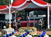 Pancasila sebagai Dasar Kejayaan Bangsa, Presiden Jokowi Pimpin Upacara di Lubang Buaya