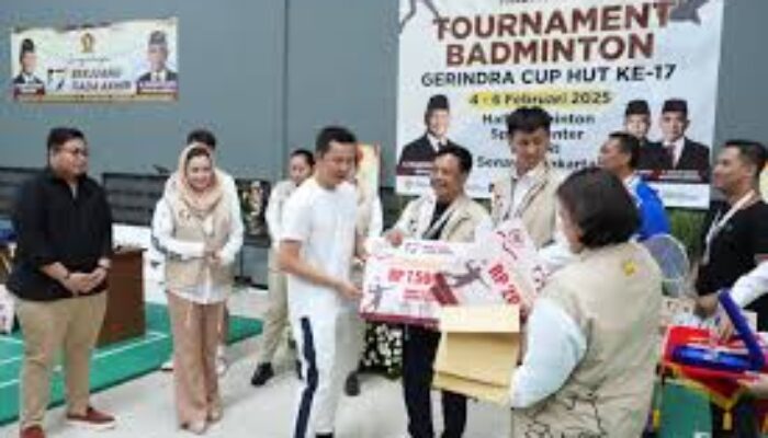 Wamenpora Apresiasi Turnamen Bulutangkis Gerindra Cup 2025