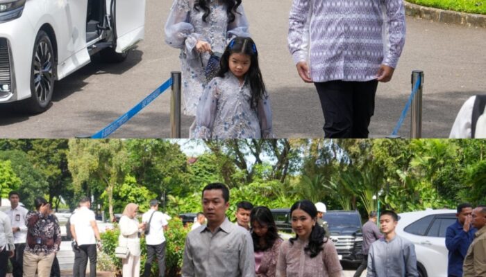 Menpora dan Wamenpora di Dampingi Keluarga Menghadiri Undangan Open House Yang di Gelar Presiden Prabowo