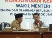 Wamenpora Kunjungi Lombok Utara, Fokus Bahas Program Pemuda dan Olahraga