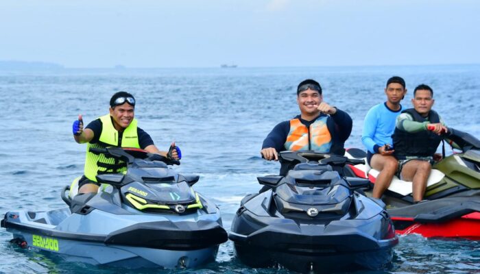 Menpora-KASAL Gas Jet Ski ke Pulau Seribu, Ajak Atlet Jelajahi Keindahan Laut Jakarta