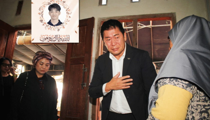 Sampaikan Belasungkawa FGI Watanabe Kunjungi Rumah Almarhum Naufal