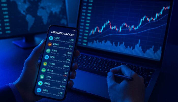 10 Saham Populer Hari Menurut Stockbit