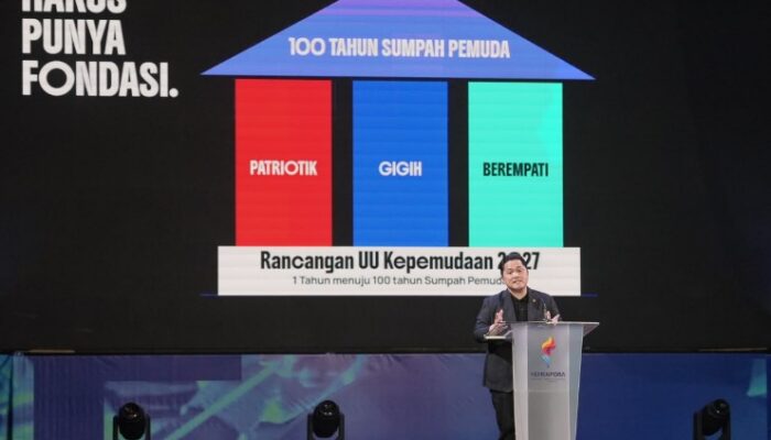 Menpora Erick Thohir Dorong Generasi Muda Bangun Gerakan Sosial Berbasis Empati di Indonesia Youth Summit 2026